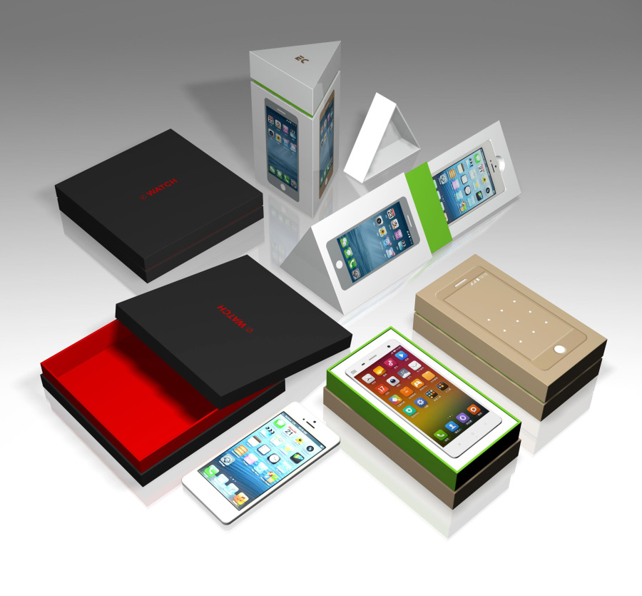 简约与创意 三款手机盒包装平面设计解析